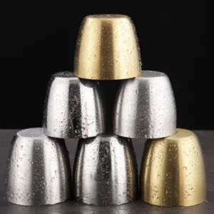 Stainless Steel 240ml Drinking Cup in Silver or Gold 9 H156f4262101d4d038450e832268f26efk