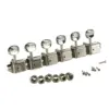 FLEOR Vintage 6R Electric Guitar Tuning Pegs Keys Machine Heads Tuners 6-In-line Guitar Parts