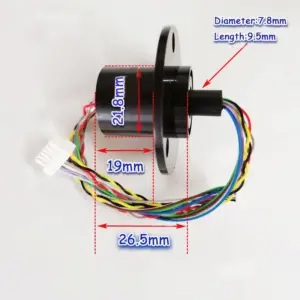 10-Channel Precision Capsule Slip Ring 22mm 7 H19979f5a5082418787505f4d28b8f2bcy