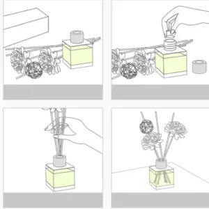 50ml Square Glass Aromatherapy Diffuser Bottle 12 H1b860a52c64f4c9ba019fc357fe31f50D