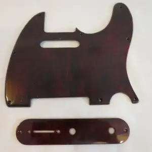 Handcrafted Ailanthus Guitar Pickguard Set Model #.3539 3 H1ef22fc4fd544dee8c18860c5cb245643