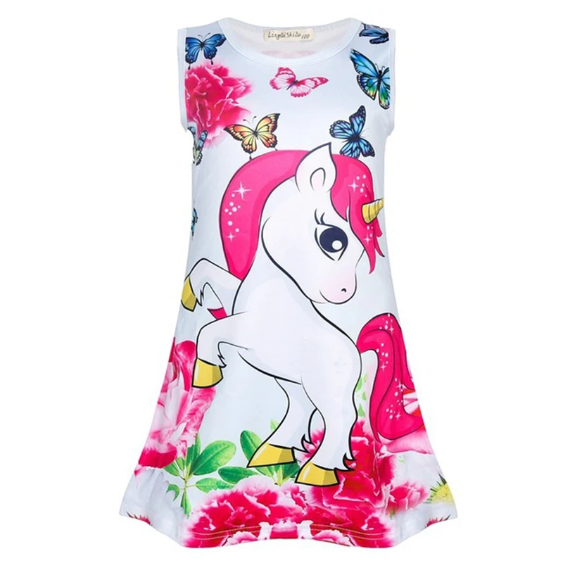 Unicorn Princess Dress Girls 3T-11T 7 Unicorn Princess Dress Girls 3T-11T - Image 7