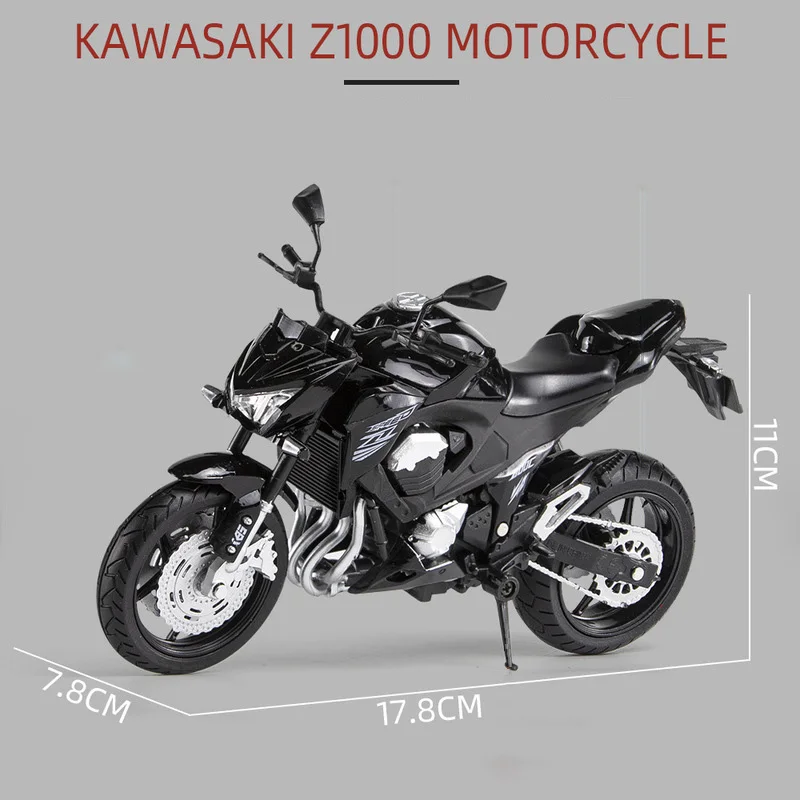 1:12 Kawasaki Z800 Motorcycle Model 2 1:12 Kawasaki Z800 Motorcycle Model - Image 2