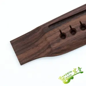 Indian Rosewood Left-Handed Guitar Bridge 155mm 10 H2cedfed67d334227b65af05c388f6bb91