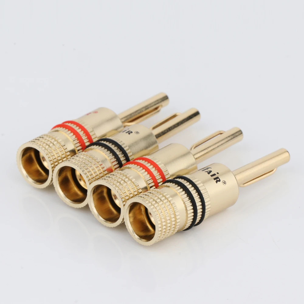 High-Quality 4mm Gold-Plated Banana Plugs for Audiovisual Setup 5 High-Quality 4mm Gold-Plated Banana Plugs for Audiovisual Setup - Image 5
