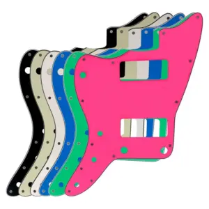 Left-Handed Jazzmaster Pickguard for P90 Guitars