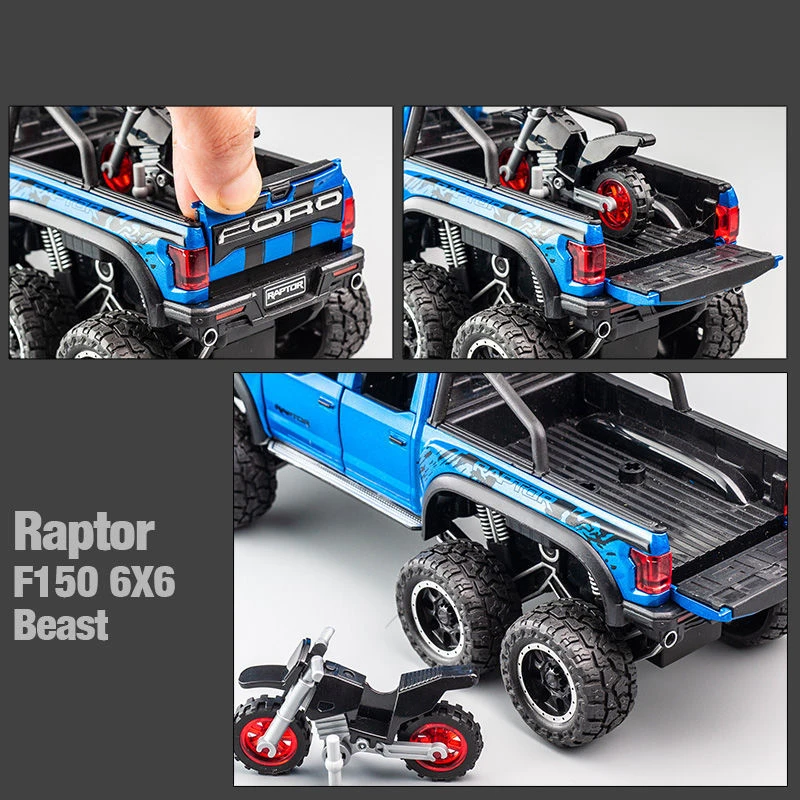 1:28 Scale Ford Raptor F150 Diecast Model 4 1:28 Scale Ford Raptor F150 Diecast Model - Image 4