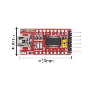FT232RL USB to TTL Adapter Module 43x17mm, 3.3V/5V 15 H3da4a7365a484bfb86c3cbf07033d537E