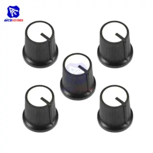 Set of 5 Vibrant Rotary Knobs for Electronics 8 H421d6b6e37b44ef8bc80fd8a49d94fff7