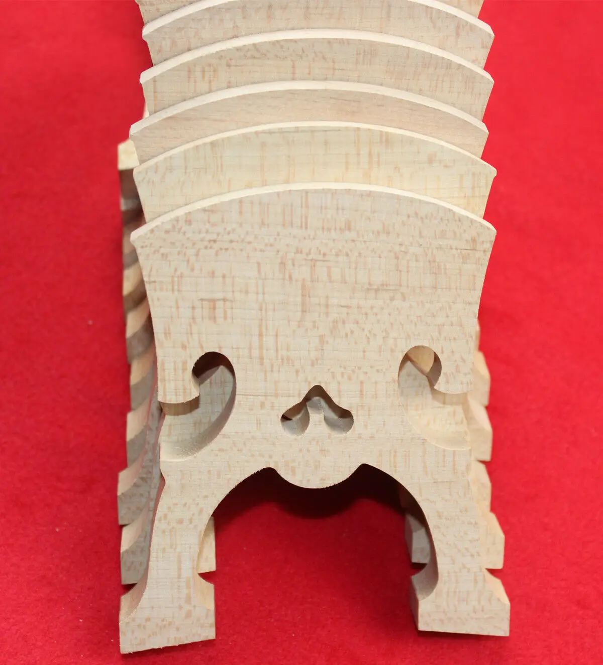 Set of Five Baroque-Style Cello Bridges for 4/4 Cellos 2 Set of Five Baroque-Style Cello Bridges for 4/4 Cellos - Image 2