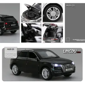 1:32 Scale Black Q5 SUV Diecast Model 14 H43bf3a763804494bbac0aa9981c67589N