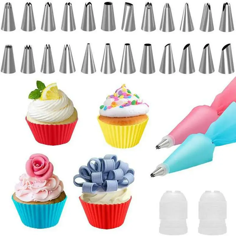 Professional Silicone Pastry Bag Set for Decorating 10 Professional Silicone Pastry Bag Set for Decorating - Image 10