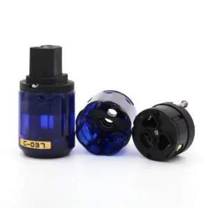 Rhodium-Plated Power & Audio Connectors Set 13 H479eb7fcbfaf4fcf9228aa5331ca76e3a