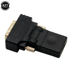 Rotatable HDMI to DVI Adapter with Gold-Plated Contacts 10 H4a7d07884c65419e89ddaa9f79d1c66ds