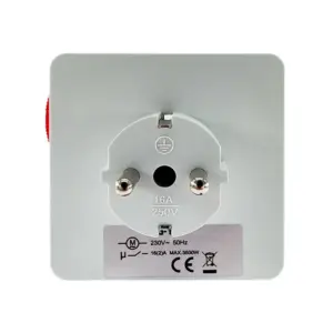 Indoor 24-Hour Mechanical Timer Switch 16A 230V 8 H4d69b399653a467a910a5b12f7dcac26w