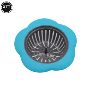 Bright Flower-Shaped Silicone Sink Strainer in Vibrant Colors 16 H4f5673a15ef74ea78544a2ceef30f776v