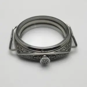 47mm Stainless Steel Watch Case for ETA 6497/6498