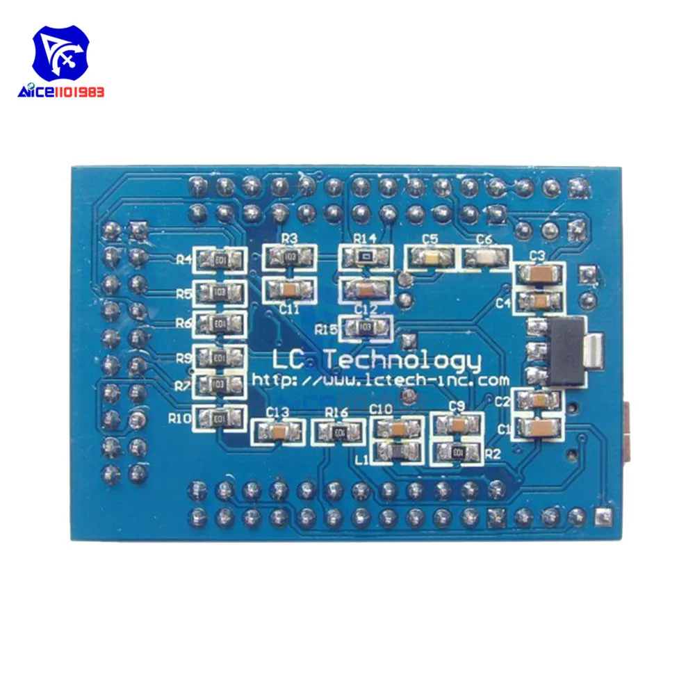 Blue STM32F103C8T6 Microcontroller Development Board 2 Blue STM32F103C8T6 Microcontroller Development Board - Image 2