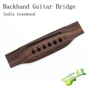 Indian Rosewood Left-Handed Guitar Bridge 155mm 8 H53228616c9b74bafa8382f0051d227553