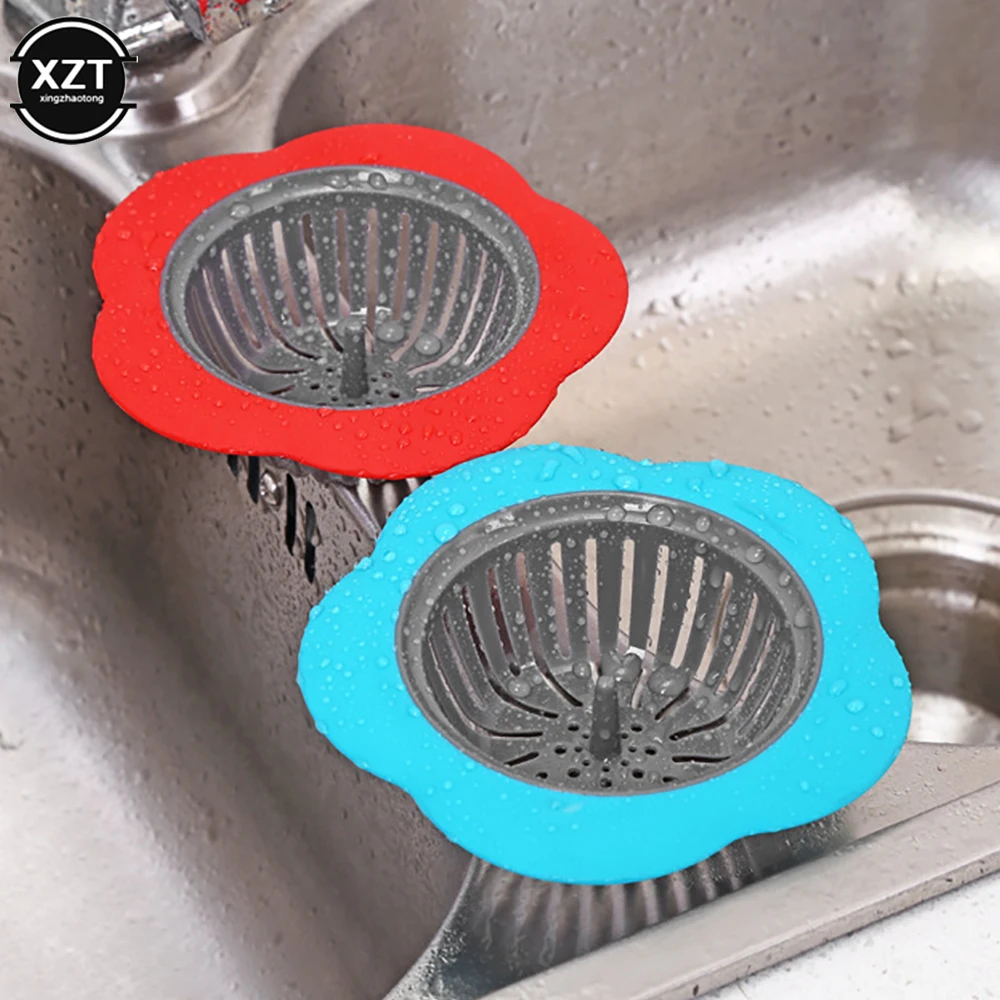 Bright Flower-Shaped Silicone Sink Strainer in Vibrant Colors 6 Bright Flower-Shaped Silicone Sink Strainer in Vibrant Colors - Image 6