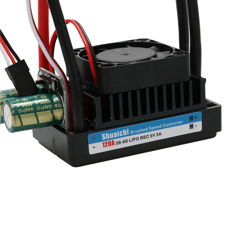 Dual-Way Brushed ESC for RC Crawlers 2 Dual-Way Brushed ESC for RC Crawlers - Image 2