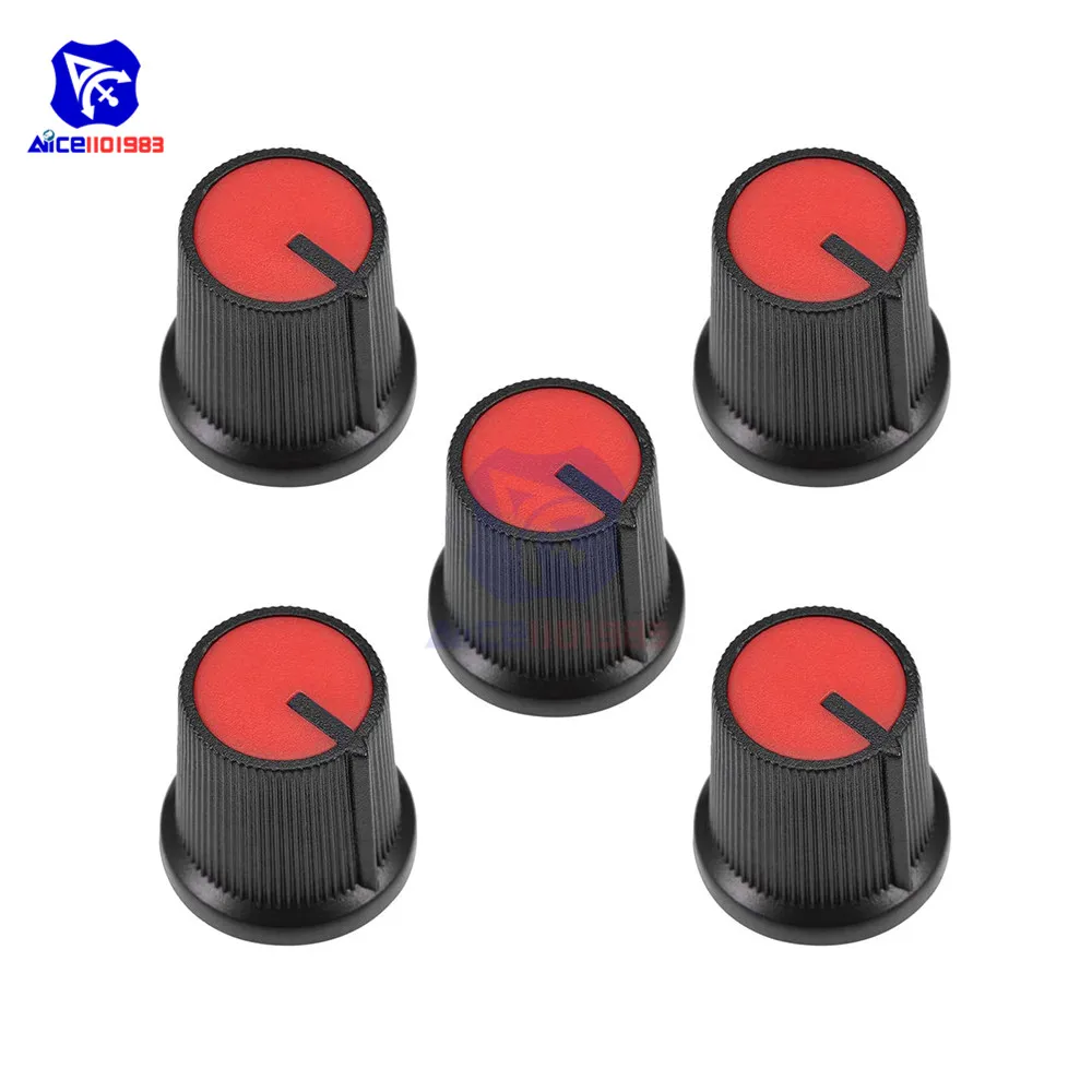 Set of 5 Vibrant Rotary Knobs for Electronics 2 Set of 5 Vibrant Rotary Knobs for Electronics - Image 2