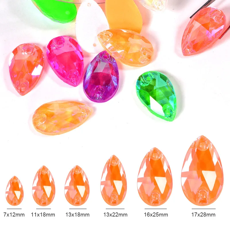 Bright Neon Sew-On Rhinestones Set for Crafts 3 Bright Neon Sew-On Rhinestones Set for Crafts - Image 3