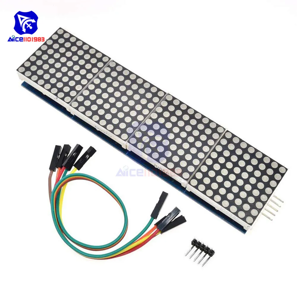 4-in-1 MAX7219 RGB Dot LED Matrix Module 3 4-in-1 MAX7219 RGB Dot LED Matrix Module - Image 3