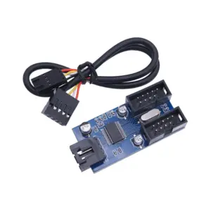 9-Pin USB Header Splitter for PC Connectivity 13 H5f65ba35605e49a3853e2ec5f47936e42