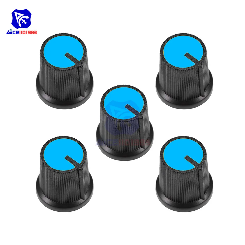 Set of 5 Vibrant Rotary Knobs for Electronics 4 Set of 5 Vibrant Rotary Knobs for Electronics - Image 4