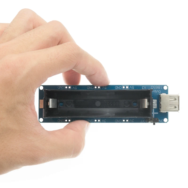 Blue 18650 Battery Charging Shield Board 3 Blue 18650 Battery Charging Shield Board - Image 3