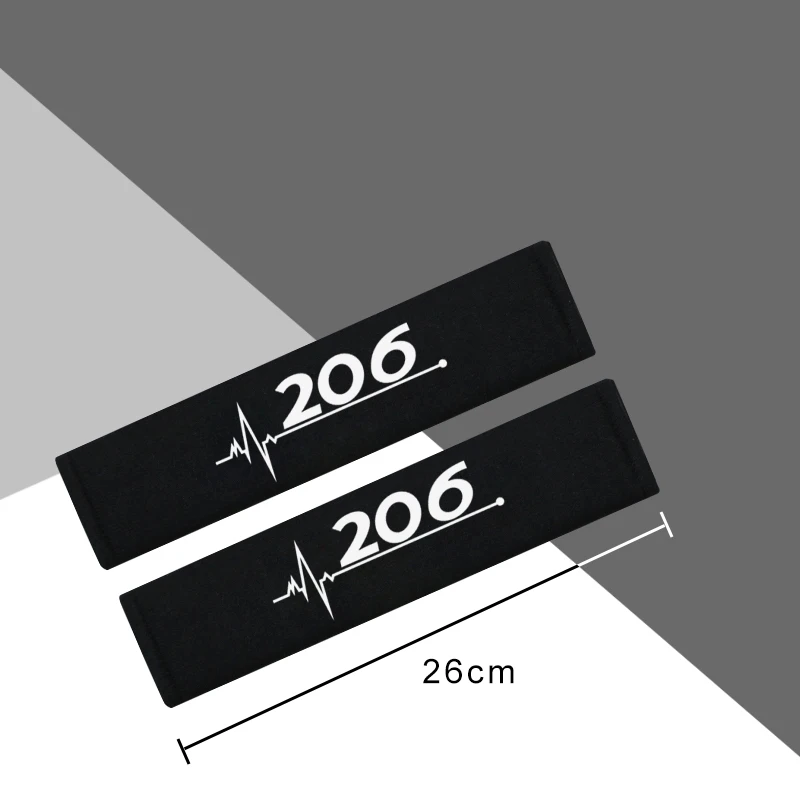 Peugeot Seat Belt Covers Set for 206-3008 2 Peugeot Seat Belt Covers Set for 206-3008 - Image 2