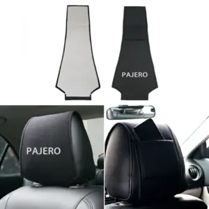 Pajero Black Headrest Cover 62x24cm 7 H6a1515f3a45a4b7ca40ef6de8740701dS