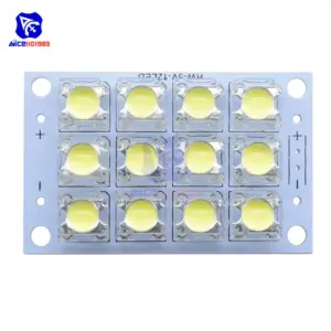 High-Brightness 12 LED Circuit Board for Projects