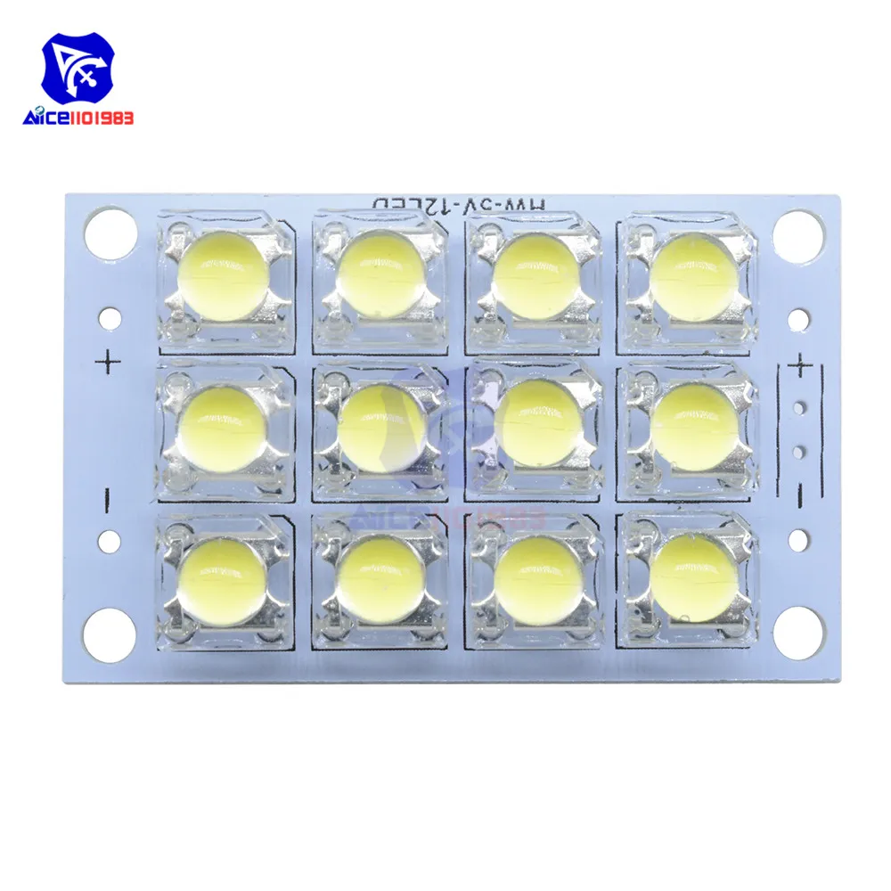 High-Brightness 12 LED Circuit Board for Projects 1 High-Brightness 12 LED Circuit Board for Projects
