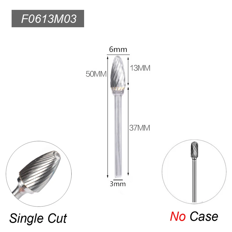 High-Performance Tungsten Carbide Rotary Burr Set 8 High-Performance Tungsten Carbide Rotary Burr Set - Image 8