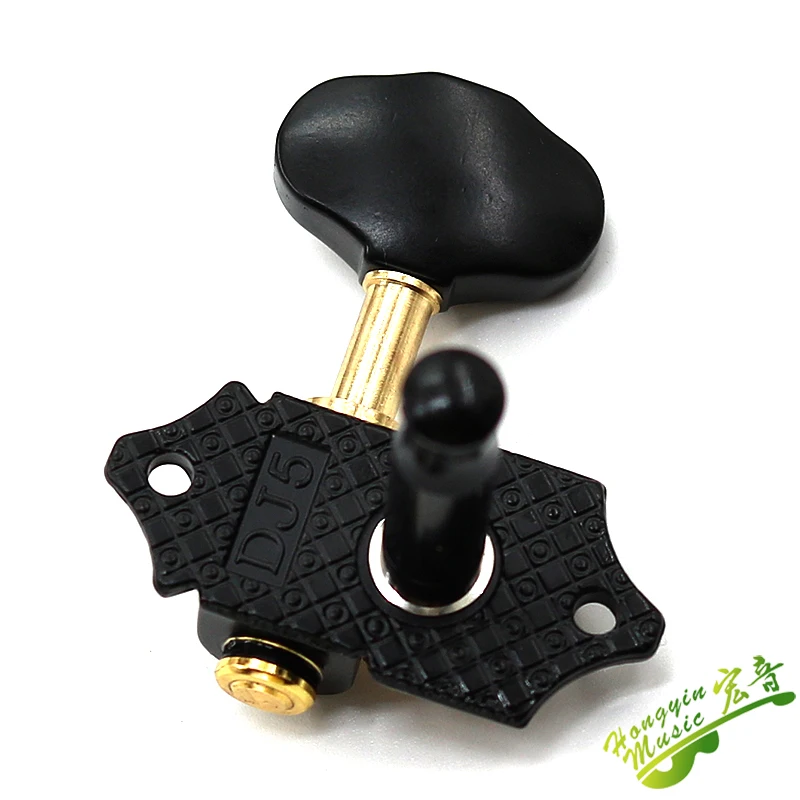 Black Open-Gear Guitar Tuning Pegs Set 4 Black Open-Gear Guitar Tuning Pegs Set - Image 4