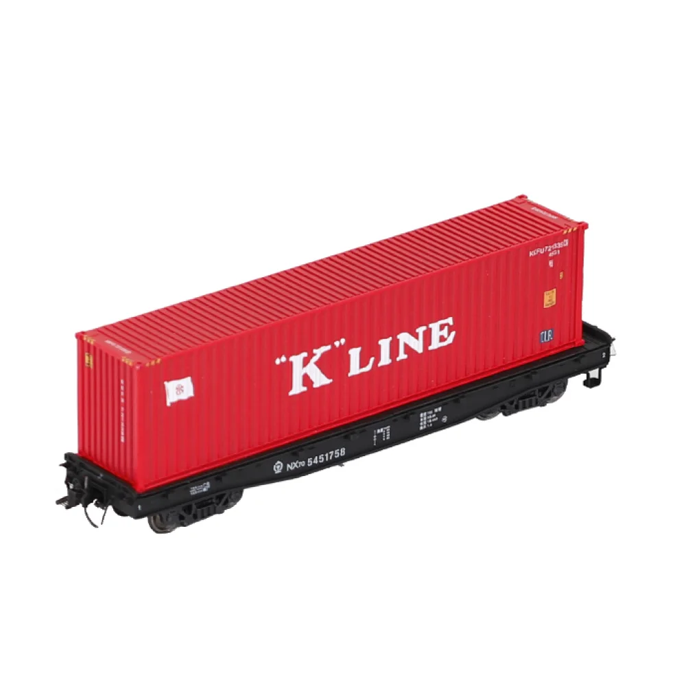 HO Scale NX70 Flat Shipping Container Carriage 6 HO Scale NX70 Flat Shipping Container Carriage - Image 6