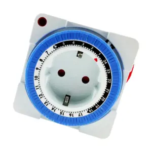White EU 24-Hour Timer Switch for Appliances 8 H70650a0a4e4b456a82d5410dd7f29430q