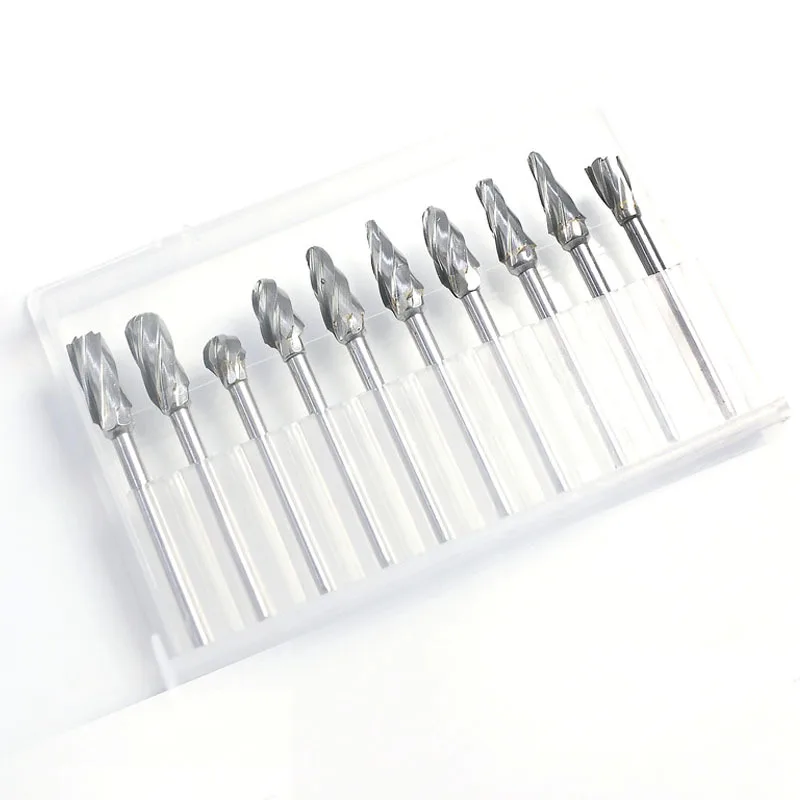 10-Piece Tungsten Carbide Rotary Burr Set 5 10-Piece Tungsten Carbide Rotary Burr Set - Image 5