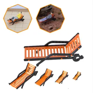 Modern Miniature Chair Set for Dioramas