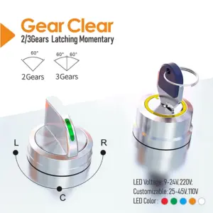 High-Power Illuminated Control Switch 22mm 12 H726d7f30f2144648871deeae744cee5c9