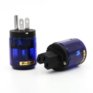 Rhodium-Plated Power & Audio Connectors Set 9 H75cfe615da5c4c00941f8367a7cf75d9u