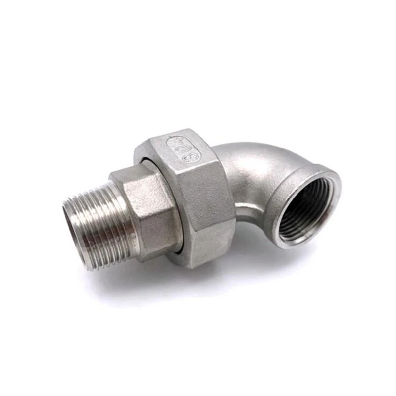 Stainless Steel 90-Degree Elbow Union 2 Stainless Steel 90-Degree Elbow Union - Image 2