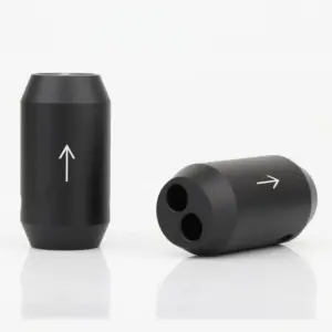 Aluminium Audio Y Splitter 40mm with RCA Jacks 10 H7b2d63c4abb94d798b06944f40f423597