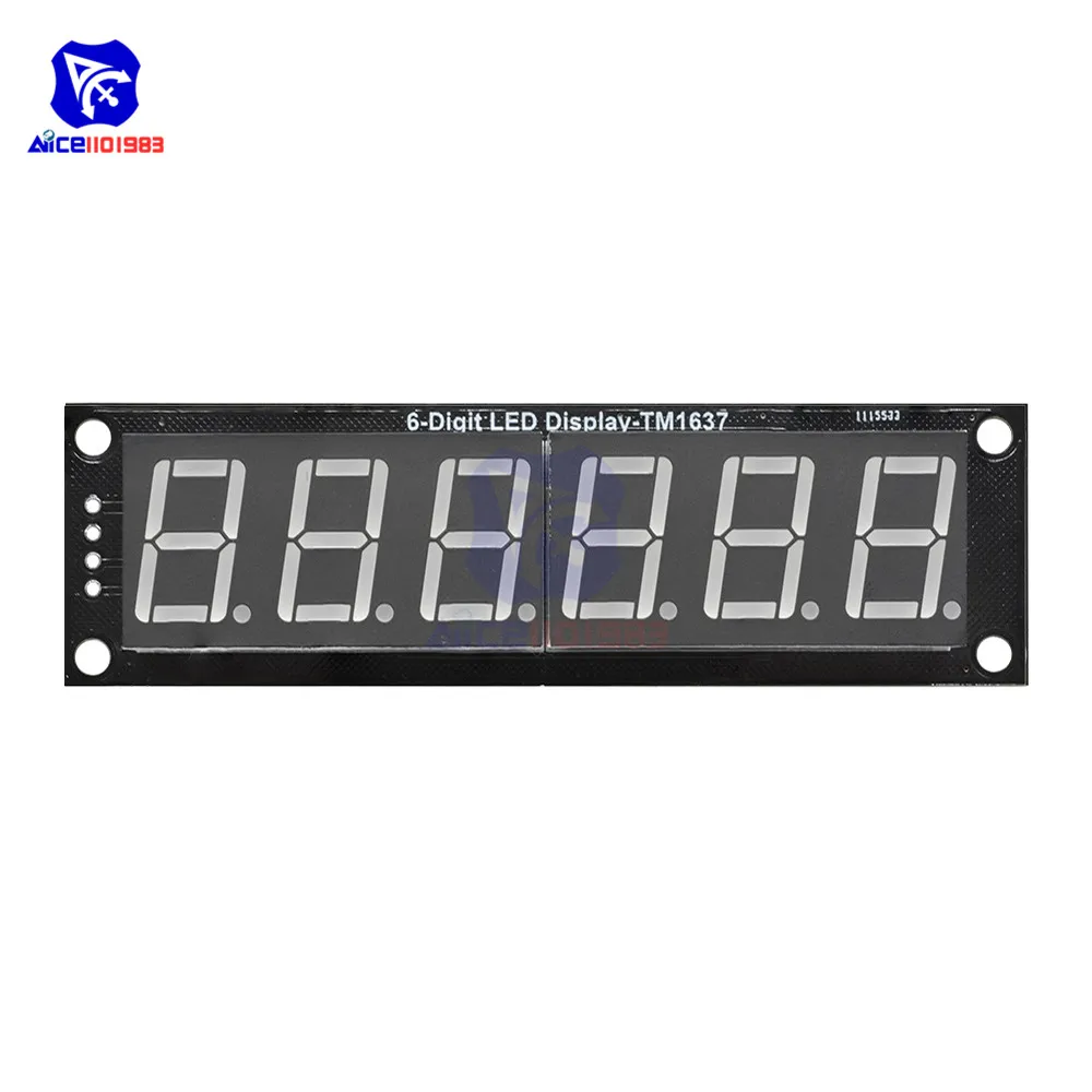 6-Digit Color TM1637 LED Display Module 3 6-Digit Color TM1637 LED Display Module - Image 3