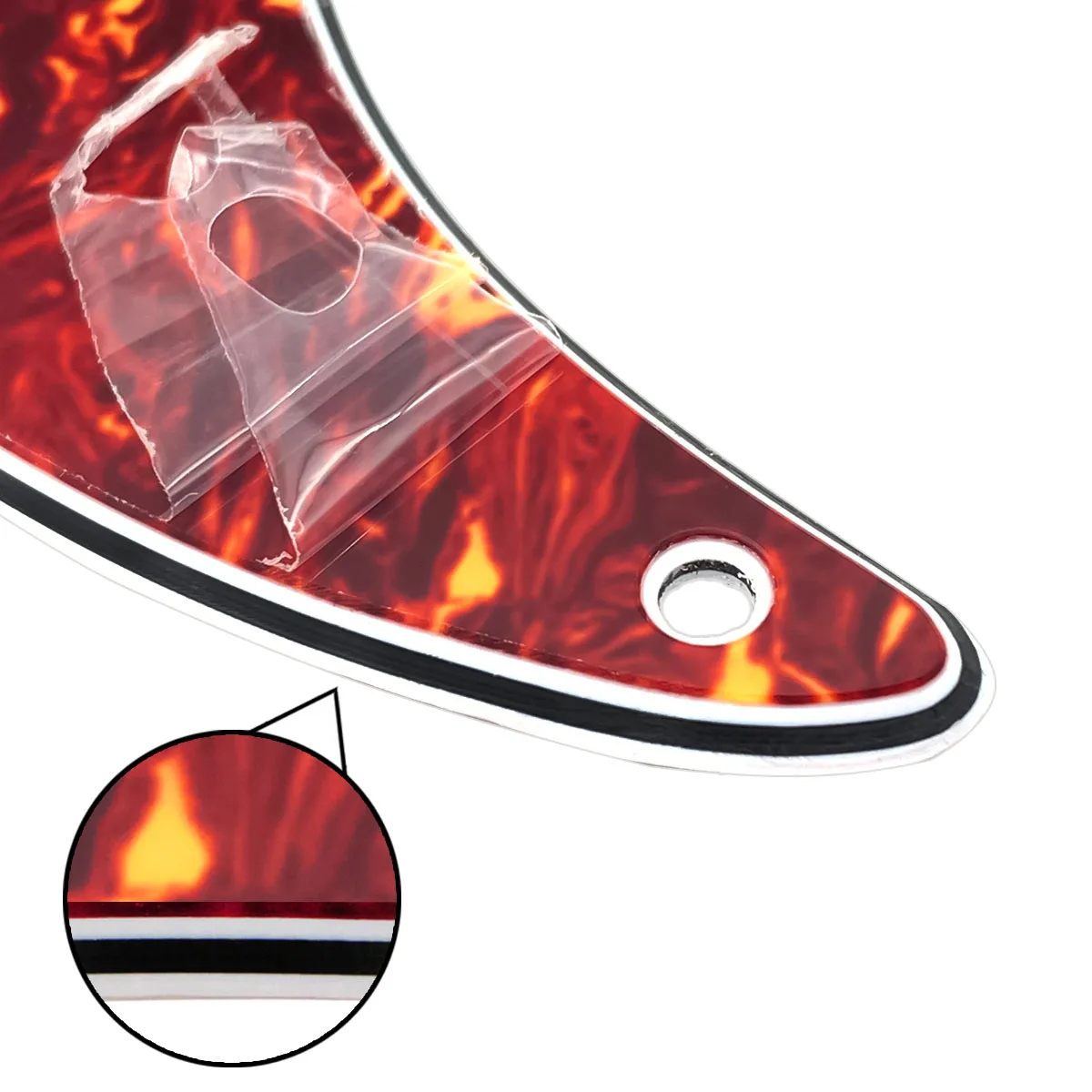 13-Hole PB Bass Pickguard in Vibrant Colors 4 13-Hole PB Bass Pickguard in Vibrant Colors - Image 4