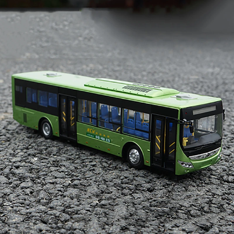 Green Diecast City Bus Model 1:42 Scale 6 Green Diecast City Bus Model 1:42 Scale - Image 6