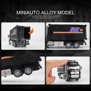 1:32 Scale Diecast Container Truck Collectible 13 H829d59ab9f5342b083b38015a08425e9g