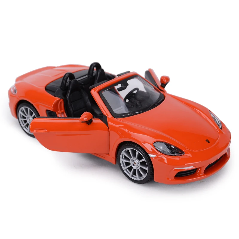 Blue Porsche 718 Boxster 1:24 Scale Model 2 Blue Porsche 718 Boxster 1:24 Scale Model - Image 2
